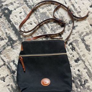 Dooney & Bourke crossbody Black Canvas + Leather